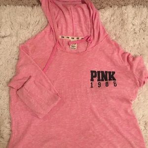 Victoria’s Secret Pink hoodie.